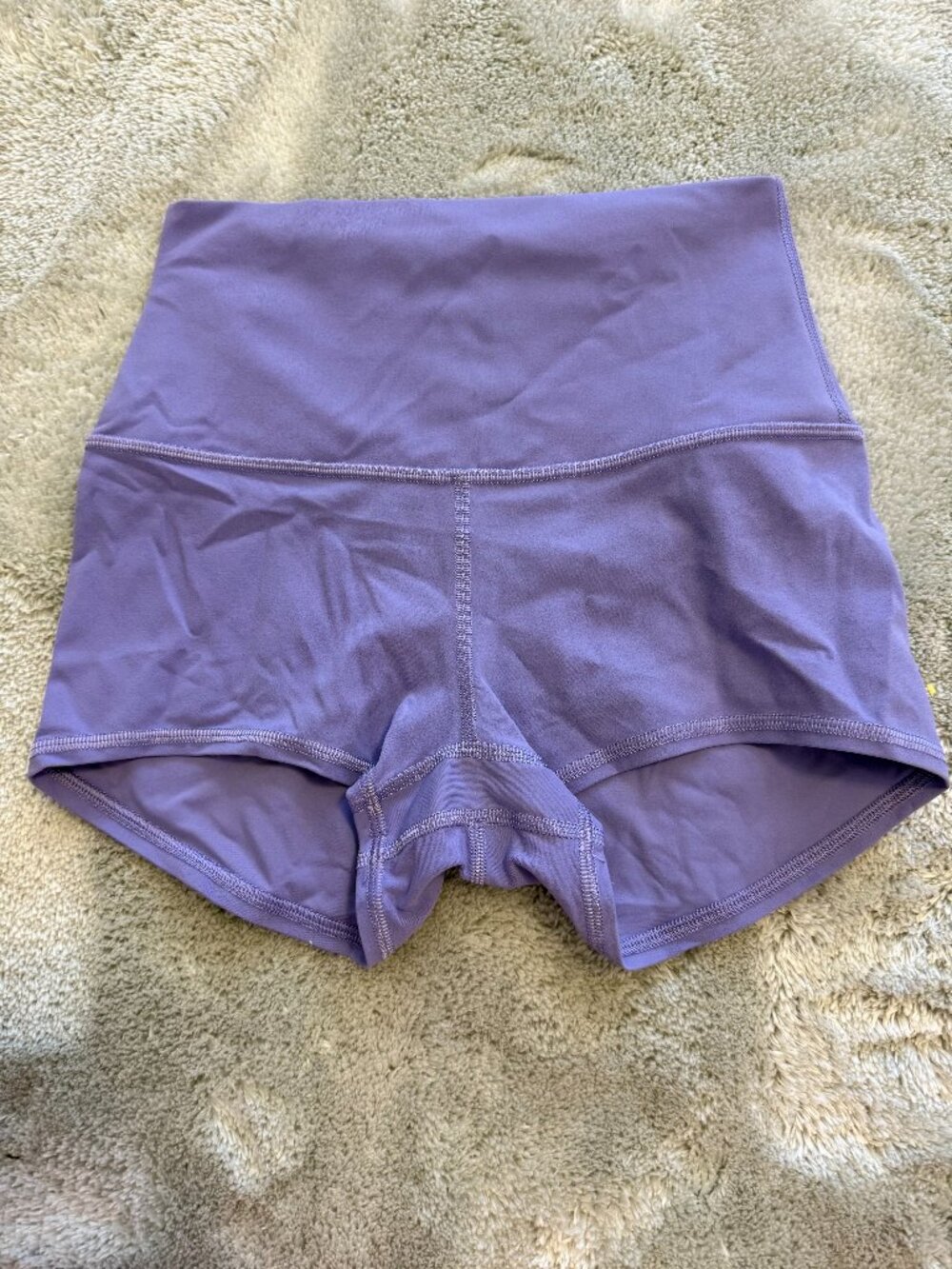 lululemon purple align shorts